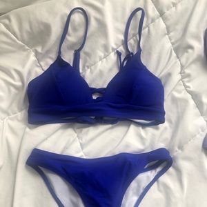 Royal blue bikini